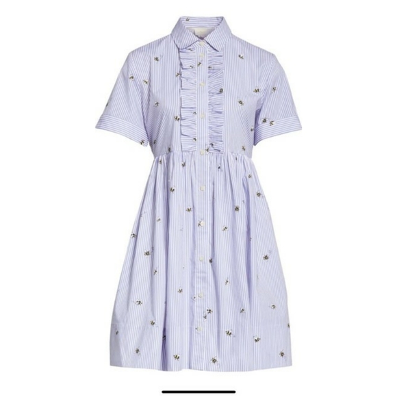 Kate Spade NWOT Abuzz Poplin Dress - Picture 2 of 7